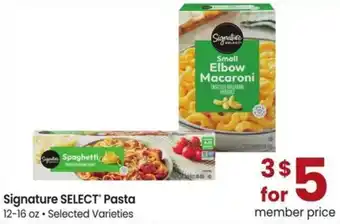 Albertsons Signature select pasta offer
