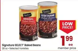Albertsons Signature select baked beans offer