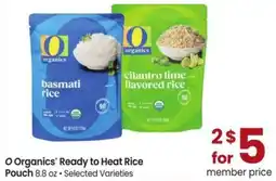 Albertsons O Organics ready to heat rice pouch offer