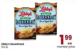Albertsons Libby's sauerkraut offer