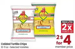 Albertsons Calidad tortilla chips offer
