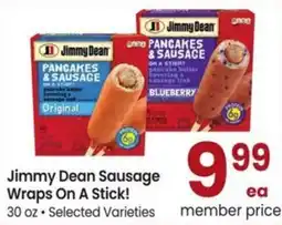 Albertsons Jimmy Dean sausage wraps on a stick! offer