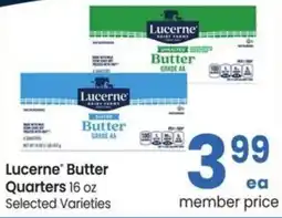 Albertsons Lucerne butter quarters offer