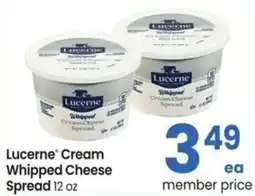 Albertsons Lucerne cream whipped cheese spread offer