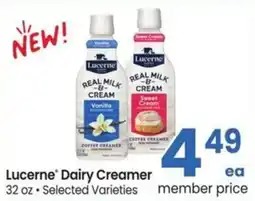 Albertsons Lucerne dairy creamer offer