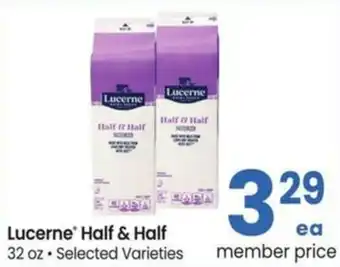 Albertsons Lucerne half & half offer