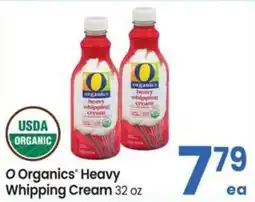Albertsons O organics heavy whipping cream offer