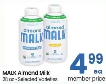 Albertsons Malk almond milk offer