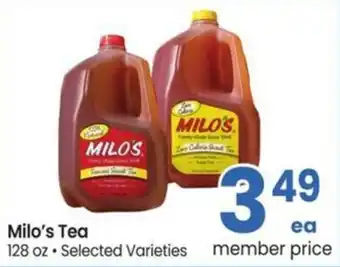Albertsons Milo's tea offer