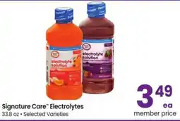 Albertsons Signature care electrolytes offer