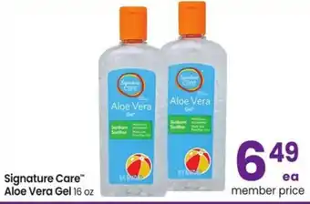 Albertsons Signature care aloe vera gel offer