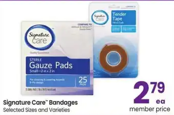 Albertsons Signature care bandages offer