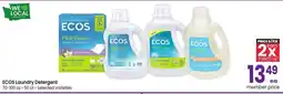 Albertsons ECOS Laundry Detergent offer