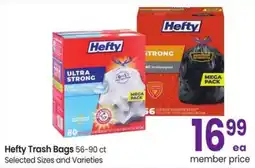 Albertsons Hefty trash bags offer