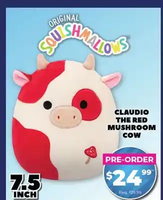Showcase US CLAUDIO THE RED MUSHROOM COW offer