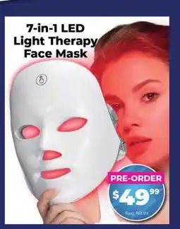 Showcase US 7-in-1 LED Light Therapy Face Mask offer