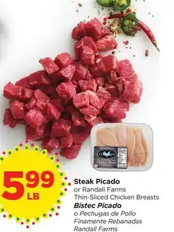 Food 4 Less Steak Picado offer