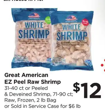 Food 4 Less Great American EZ Peel Raw Shrimp offer