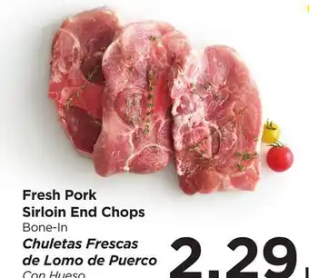 Food 4 Less Fresh Pork Sirloin End Chops offer