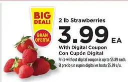 Food 4 Less 2 lb Strawberries offer