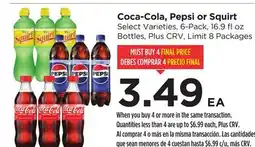 Food 4 Less Coca-Cola, Pepsi or Squirt offer