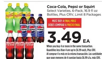 Food 4 Less Coca-Cola, Pepsi or Squirt offer