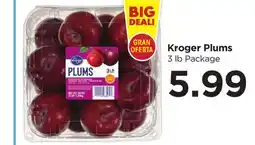 Food 4 Less Kroger Plums offer