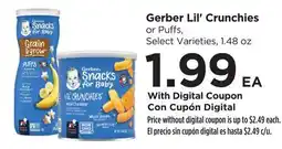 Food 4 Less Gerber Lil' Crunchies offer