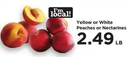 Food 4 Less Yellow or White Peaches or Nectarines offer