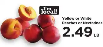 Food 4 Less Yellow or White Peaches or Nectarines offer