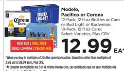 Food 4 Less Modelo, Pacifico or Corona offer