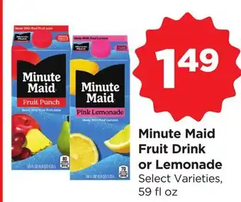 Food 4 Less Minute Maid Fruit Drink or Lemonade offer