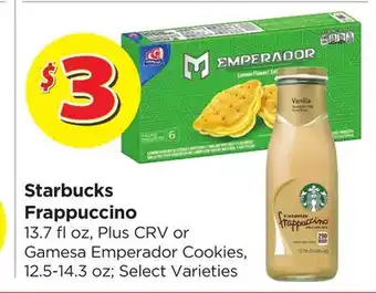 Food 4 Less Starbucks Frappuccino offer