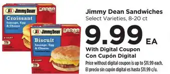 Food 4 Less Jimmy Dean Sandwiches offer