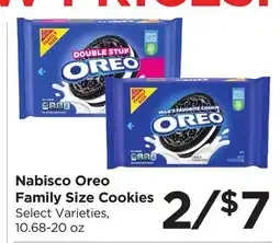 Food 4 Less Nabisco Oreo Family Size Cookies offer