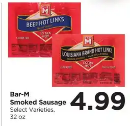 Food 4 Less Bar-M Smoked Sausage offer