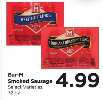 Food 4 Less Bar-M Smoked Sausage offer