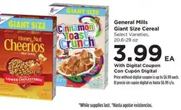 Food 4 Less General Mills Giant Size Cereal offer