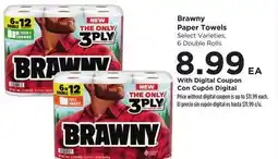 Food 4 Less Brawny Paper Towels offer