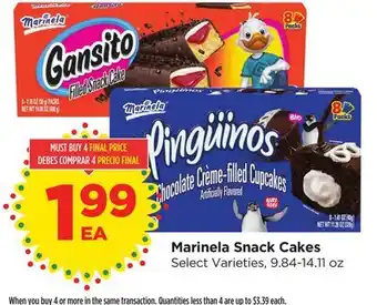 Food 4 Less Marinela Snack Cakes offer