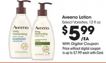 Ralphs Aveeno Lotion offer