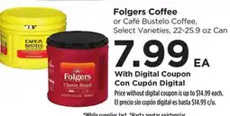 Food 4 Less Folgers Coffee offer