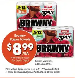 Ralphs Brawny Paper Towels offer