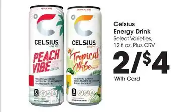 Ralphs Celsius Energy Drink offer