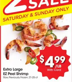 Ralphs Extra Large EZ Peel Shrimp offer
