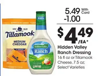 Ralphs Hidden Valley Ranch Dressing offer