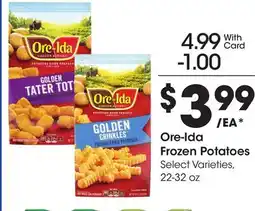 Ralphs Ore-Ida Frozen Potatoes offer