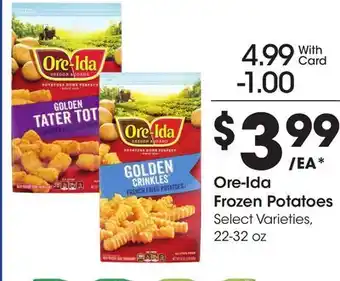 Ralphs Ore-Ida Frozen Potatoes offer