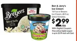 Ralphs Ben & Jerry's Ice Cream offer