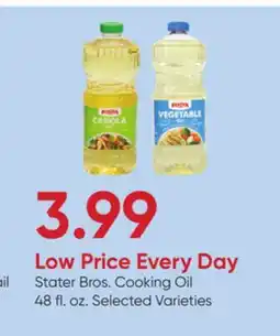 Stater Bros Stater Bros. Cooking Oil offer